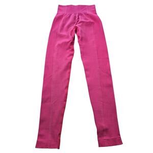 Gymshark Ultra Seamless Leggings Hot Pink XS (?) Cute gym stretch ankle full EUC